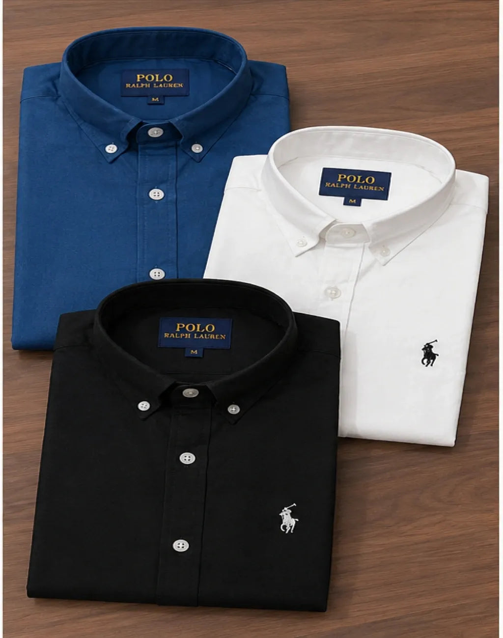 Crafted from premium Oxford cotton fabric, these shirts offer a soft, breathable feel and a smart regular fit for all-day comfort