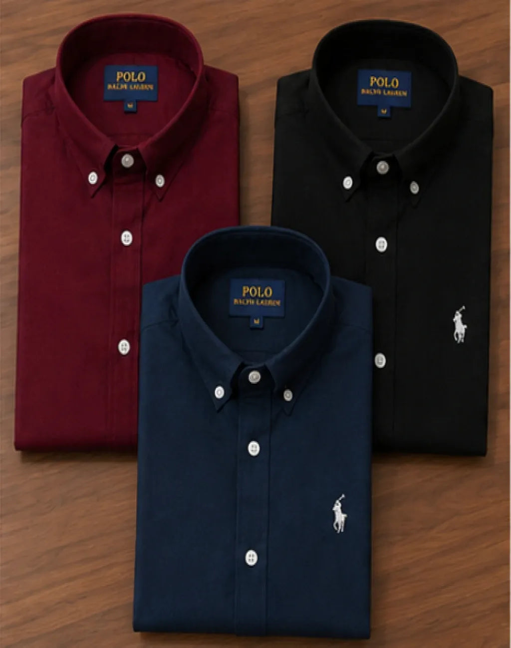 Crafted from premium Oxford cotton fabric, these shirts offer a soft, breathable feel and a smart regular fit for all-day comfort