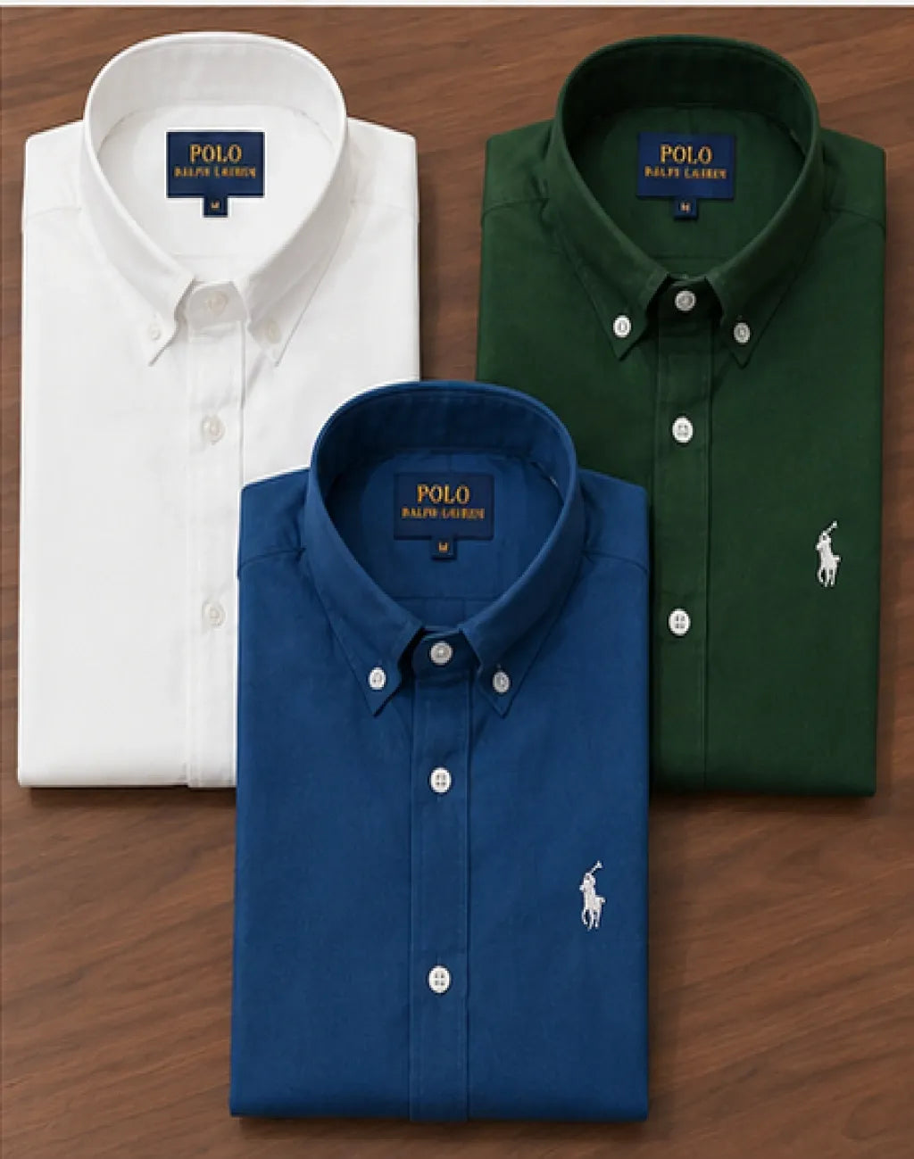 Crafted from premium Oxford cotton fabric, these shirts offer a soft, breathable feel and a smart regular fit for all-day comfort