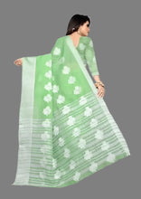 Load image into Gallery viewer, Fancy Cotton Silk Saree with Blouse Piece for Women

&nbsp;Fabric: &nbsp;Cotton Silk
Color: Green
&nbsp;Type: &nbsp;Saree with Blouse piece
Saree Length: 5.5 (in metres)
Blouse Length: 0.8 (in metres)


This Fancy Cotton Silk Saree with Blouse Piece for Women in Blue is a luxurious and elegant choice for any occasion. Made from a blend of cotton and silk, it offers a soft and comfortable fit. The saree also comes with a blouse piece, making it a complete ensemble. Elevate your style with this beautiful sare