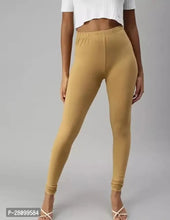 Load image into Gallery viewer, Normal Women Leggings in 4 way Lycra Cotton stretchable-cool-stylish-comfort