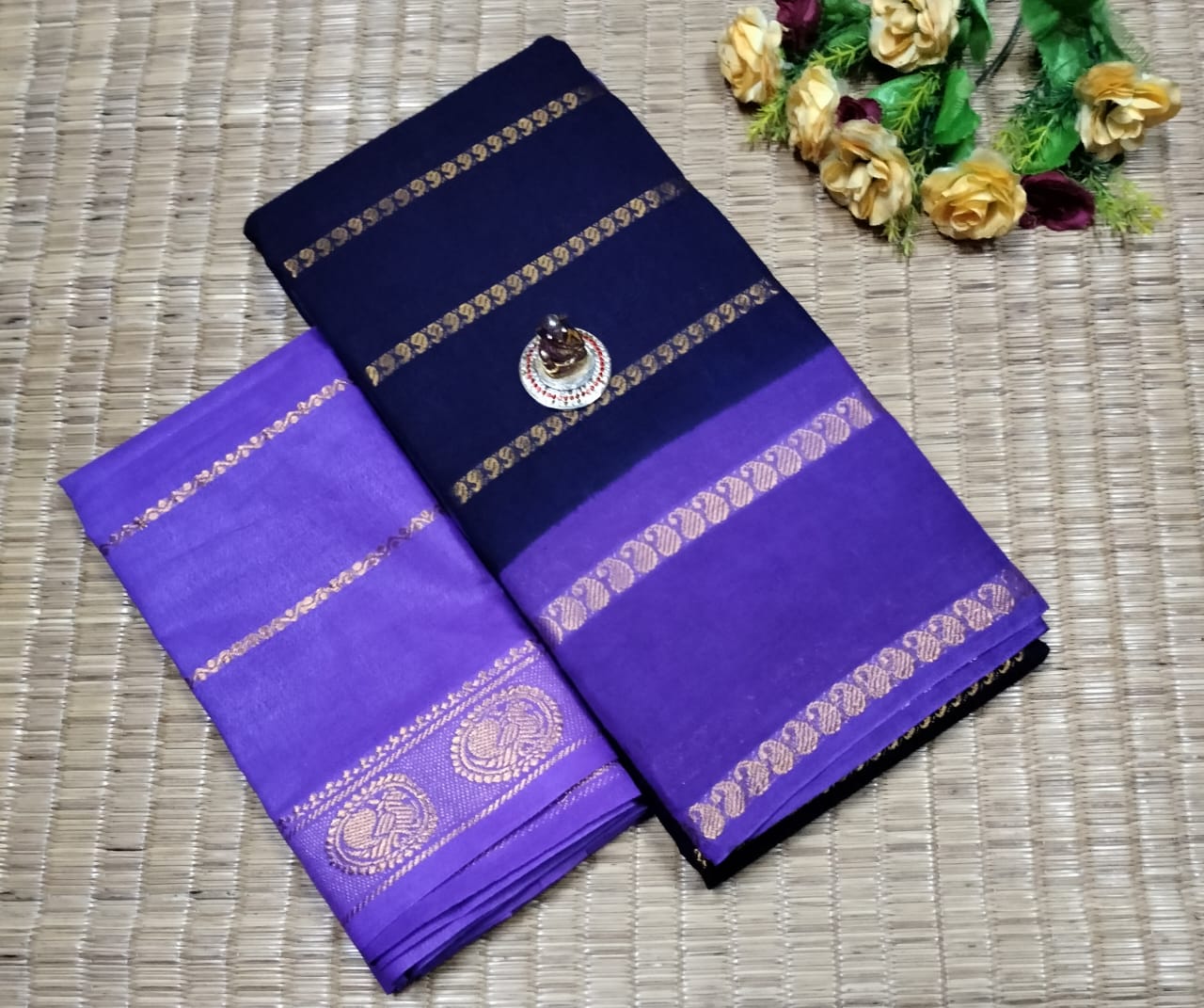 Speciality: Rich hand-dyed patterns and vibrant colors, representing the timeless heritage of Madurai