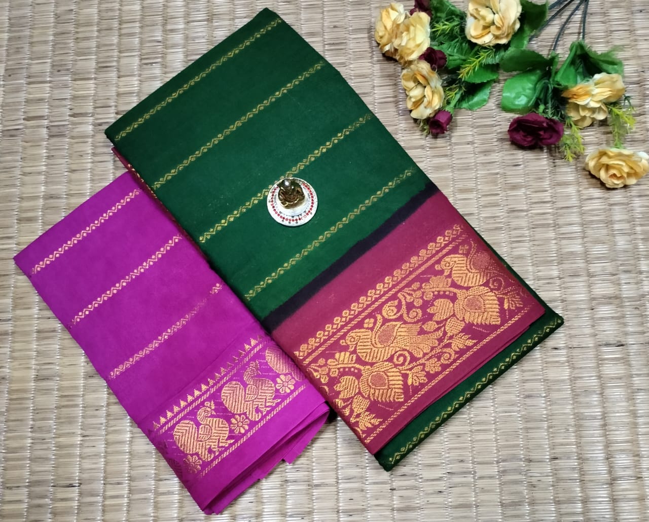 Most Demanded Trendy & Traditional Madurai Cotton Sungudi Sarees