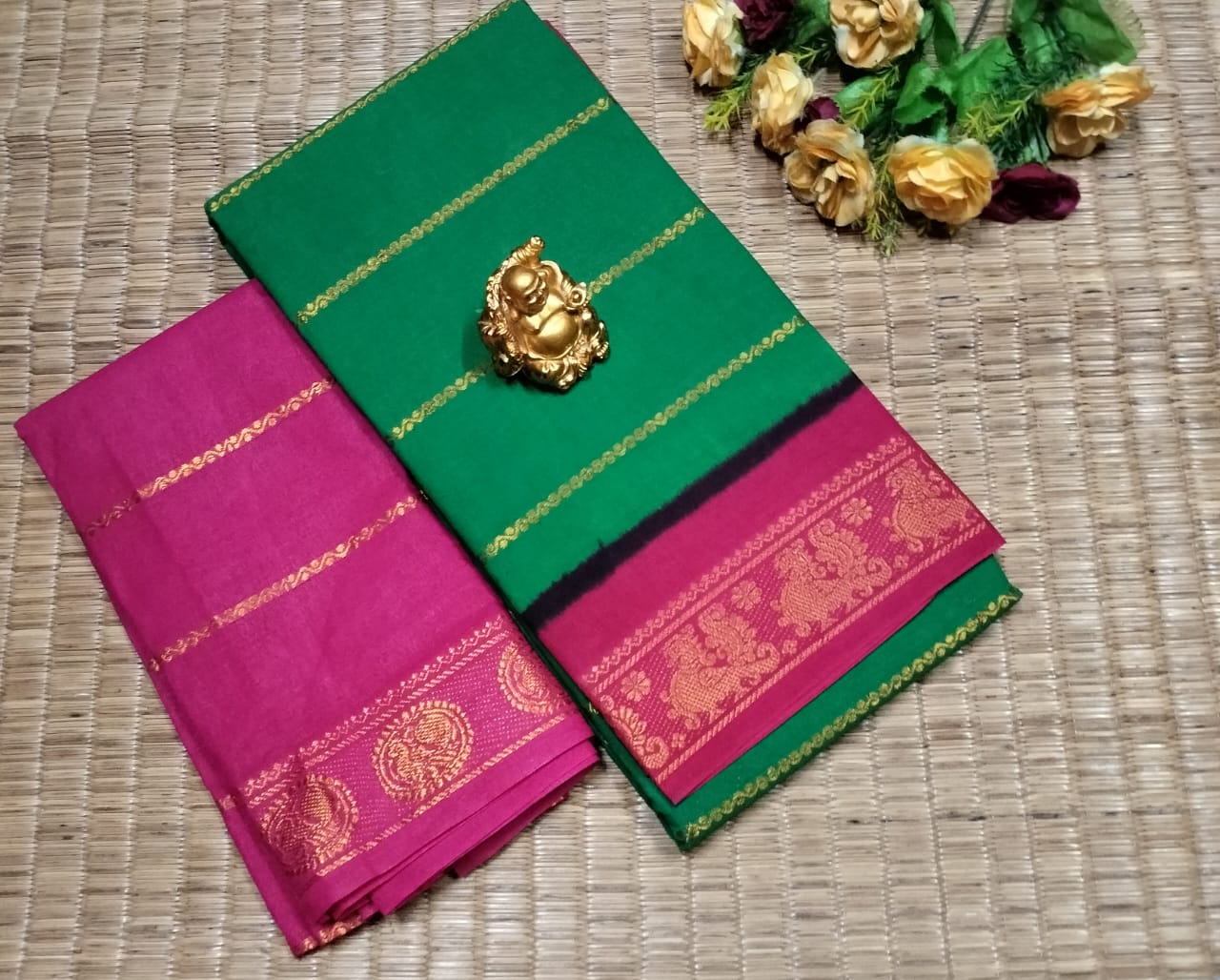 Most Demanded Trendy & Traditional Madurai Cotton Sungudi Sarees