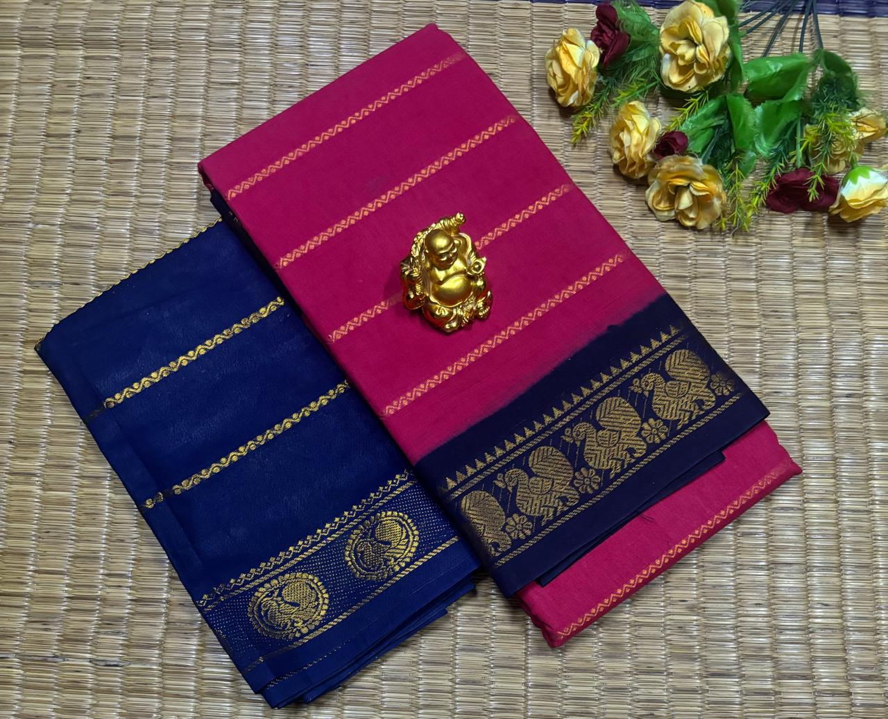 Most Demanded Trendy & Traditional Madurai Cotton Sungudi Sarees