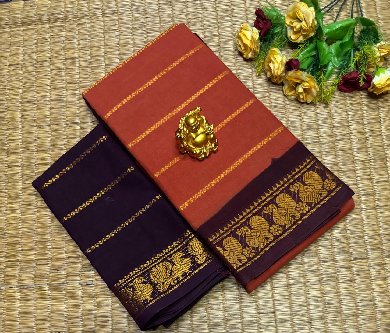 Most Demanded Trendy & Traditional Madurai Cotton Sungudi Sarees