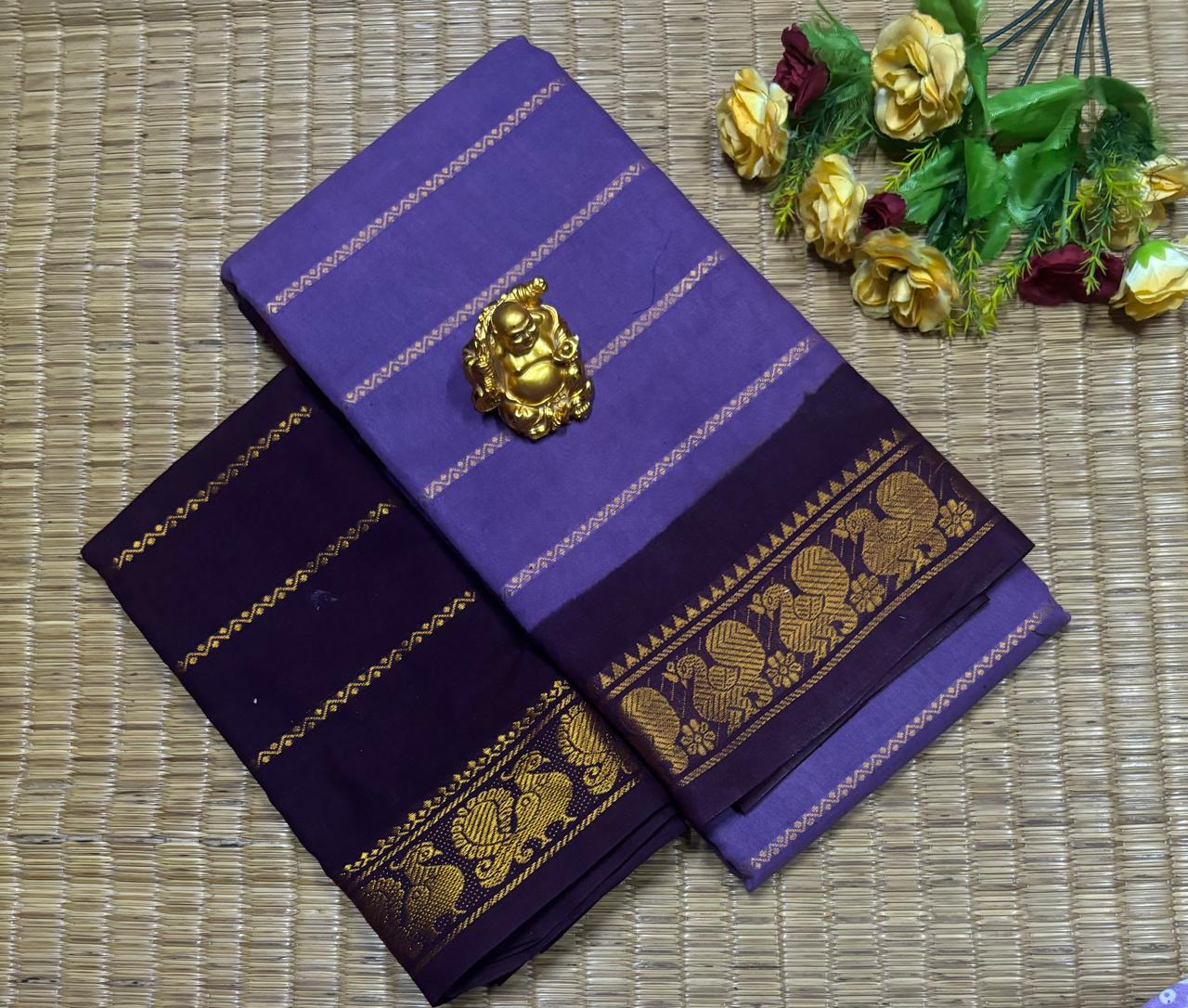 Speciality: Rich hand-dyed patterns and vibrant colors, representing the timeless heritage of Madurai