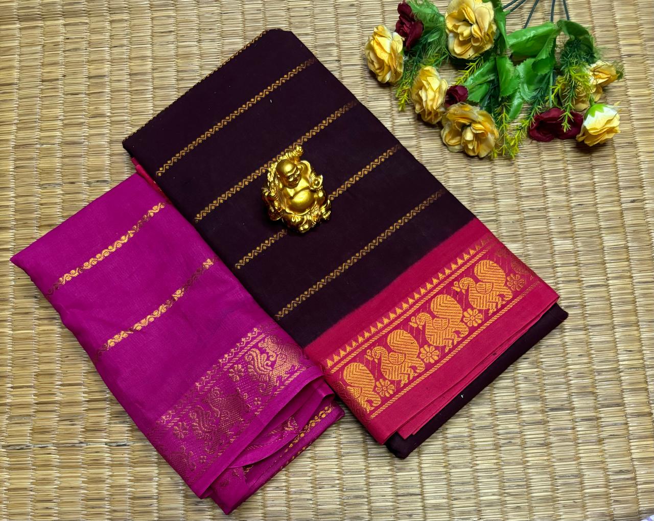 Most Demanded Trendy & Traditional Madurai Cotton Sungudi Sarees