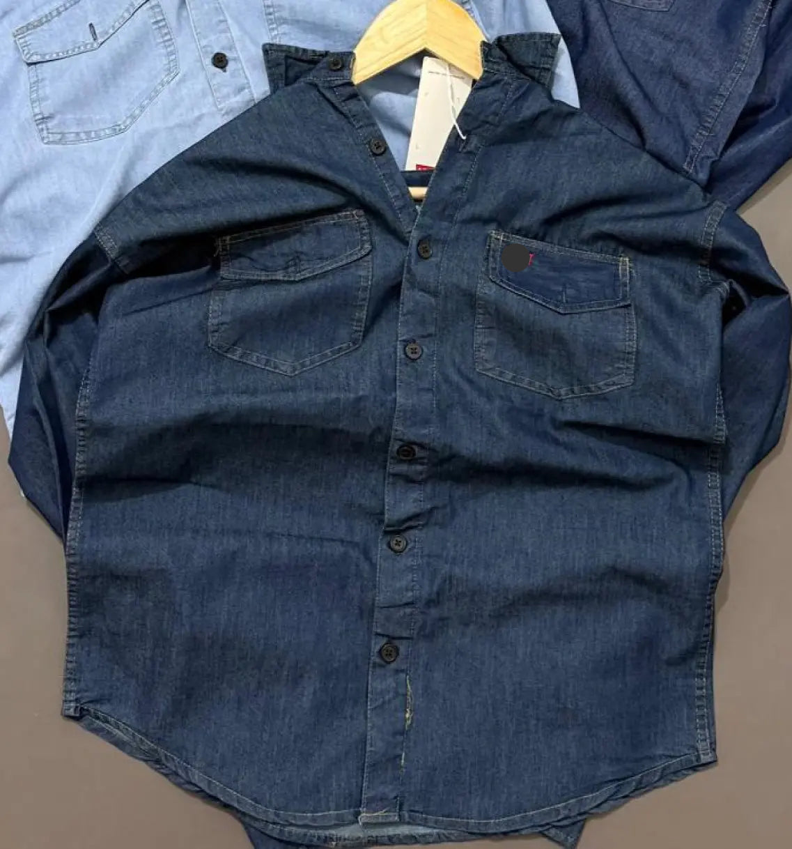 Upgrade your wardrobe with this Denim Double Pocket Flap Shirt for Men, designed for those who love to stand out wherever they go. Crafted from premium denim fabric, this shirt blends rugged style with modern elegance, making it perfect for casual outings, parties, and everyday wear.