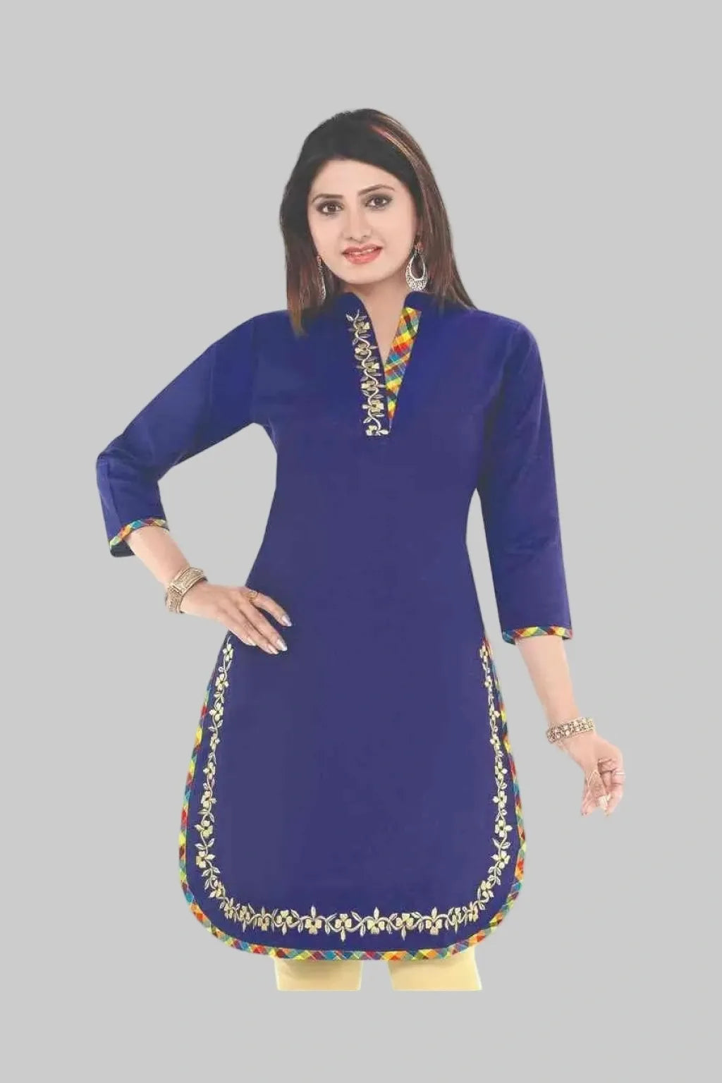 Again this kurti destined to impress with its exquisite craftsmanship and timeless style and outfit to standout anywhere you go.