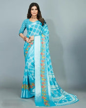 Load image into Gallery viewer, Classic Chiffon Sarees with Blouse Piece For Women