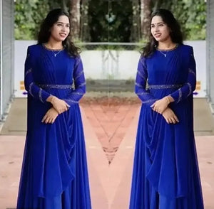 Attractive Georgette Gown for Luxurious Women