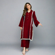 Load image into Gallery viewer, Classic Rayon Kurta Bottom Set for Women Elevate your wardrobe with timeless elegance in our Classic Rayon Kurta Bottom Set for Women – where comfort meets sophistication effortlessly.&quot;