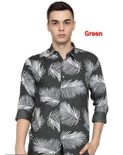 Load image into Gallery viewer, Tropical Printed Frekman Cotton Shirt for Men Outing, Vacation, Dating