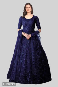 Stylish  Embroidery Net Gown For Women Kurti