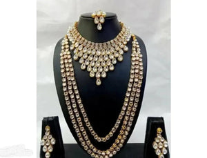 A1 Trendy Alloy Necklace jewelry Set for women and girls