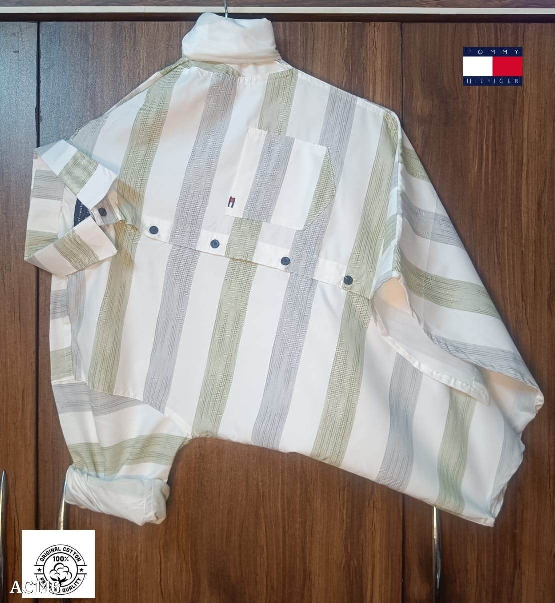 Cotton Premium Regular Fit Lining Full Sleeve Shirt