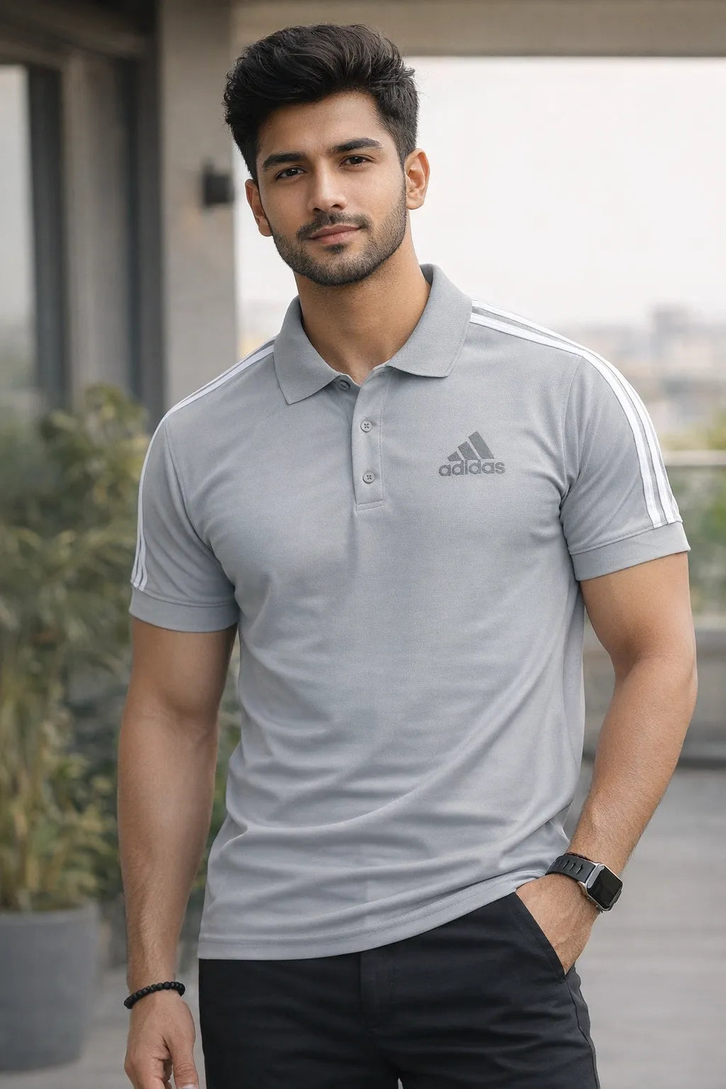 Shop Branded premium cotton collar T-shirt made with 240 GSM Lycra Matty fabric. Soft, durable &amp; stylish with HD print. Available in 8 colors &amp; standard sizes.