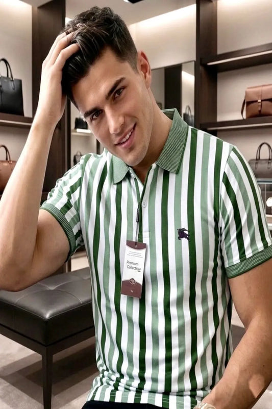 Short Sleeve Burberry Dress Shirts On Sale Premium Burberry Style T-Shirt  For Men Stretchable, Perfect