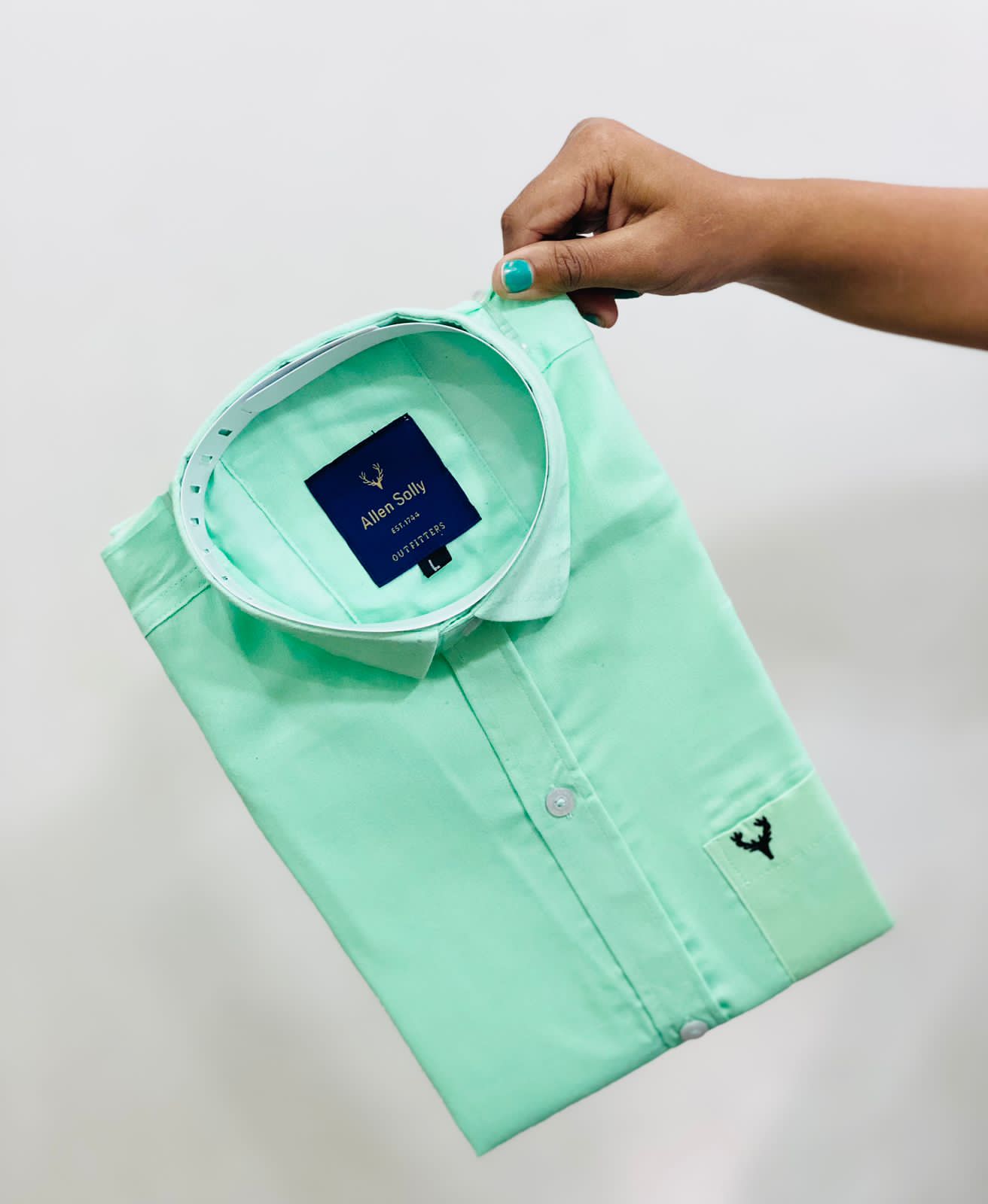 Experience the Elegance – Allen Solly Premium Pure Cotton Full Sleeve Shirt