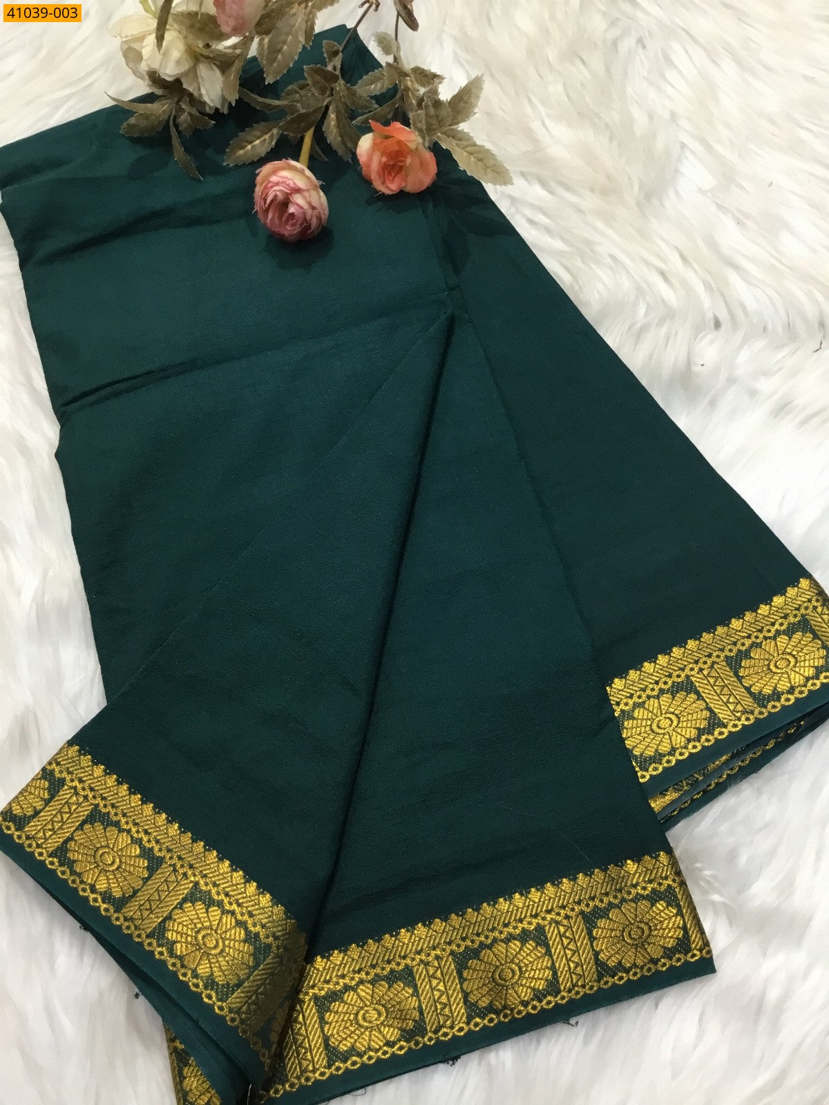 Elevate your festive look with this elegant Viscose Warm Crepe Silk Saree,