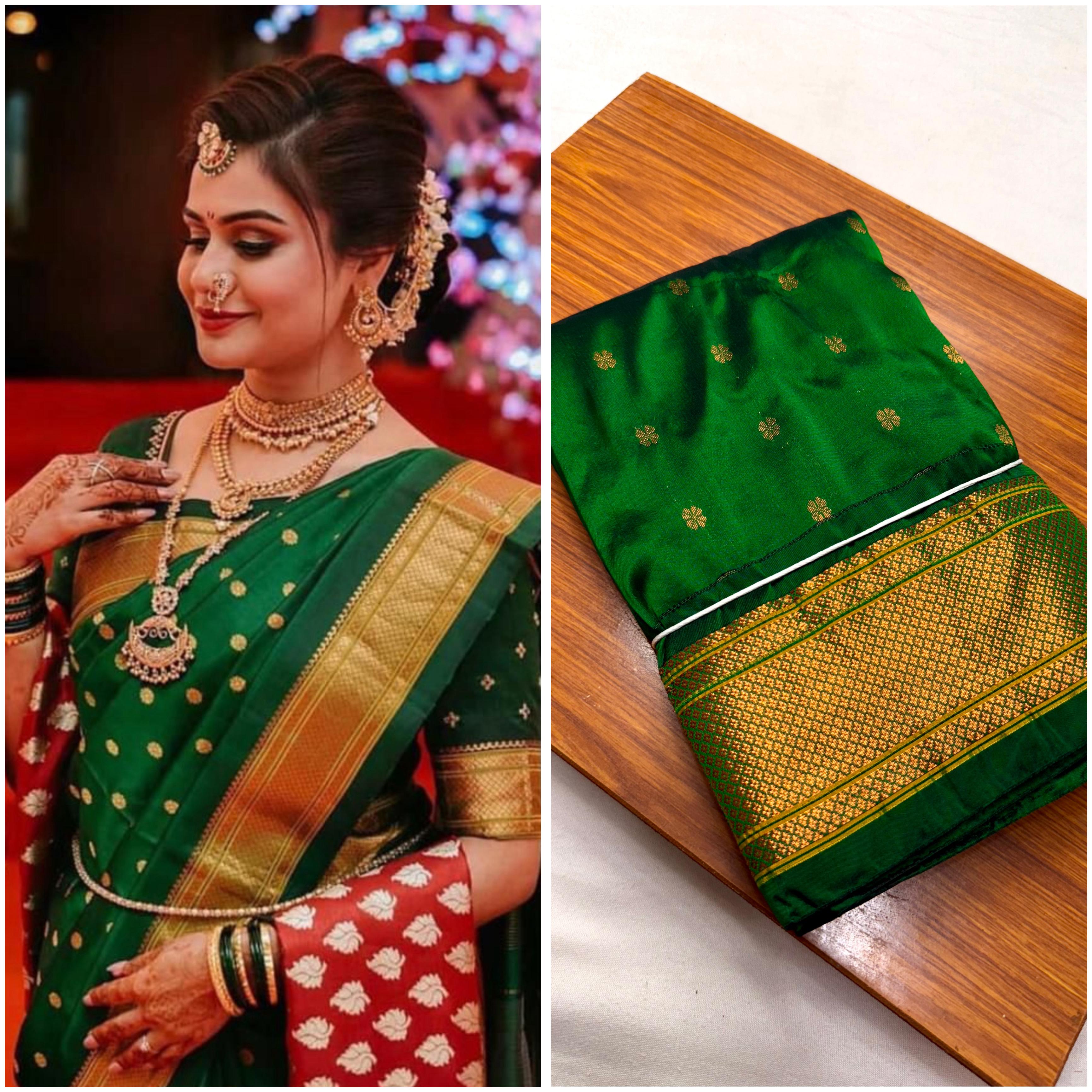 Beautifully crafted Paithani saree with traditional Kalanjali design and fine detailing
Origin: Handmade in Maharashtra, India