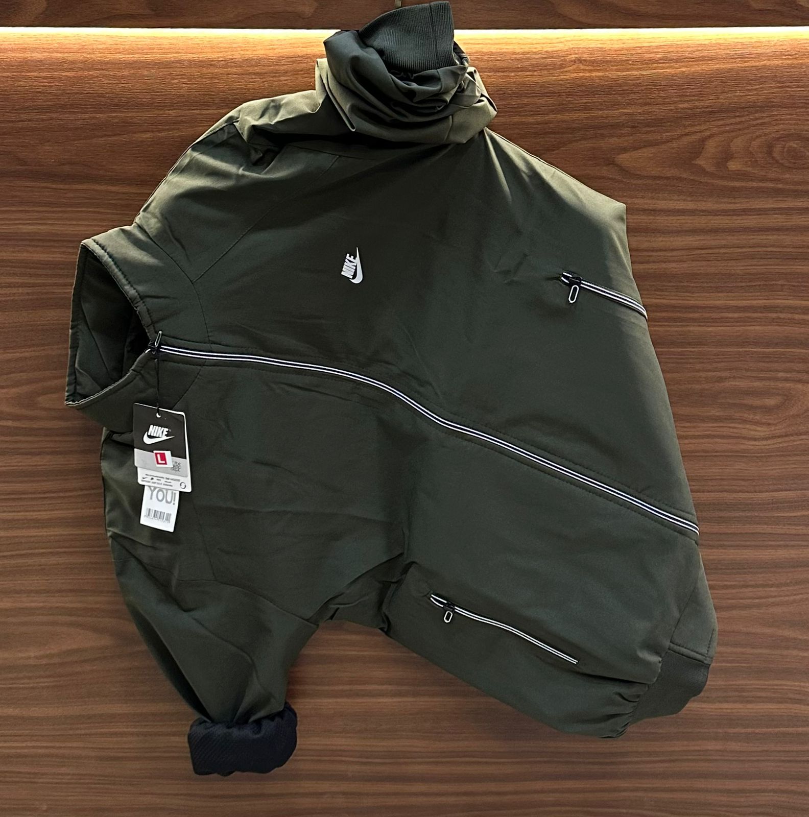 Stay protected in style with the Nike Premium Windcheater, crafted from high-quality TPU soft and smooth fabric. Designed for comfort, durability, and trend-setting looks — perfect for all-season wear.