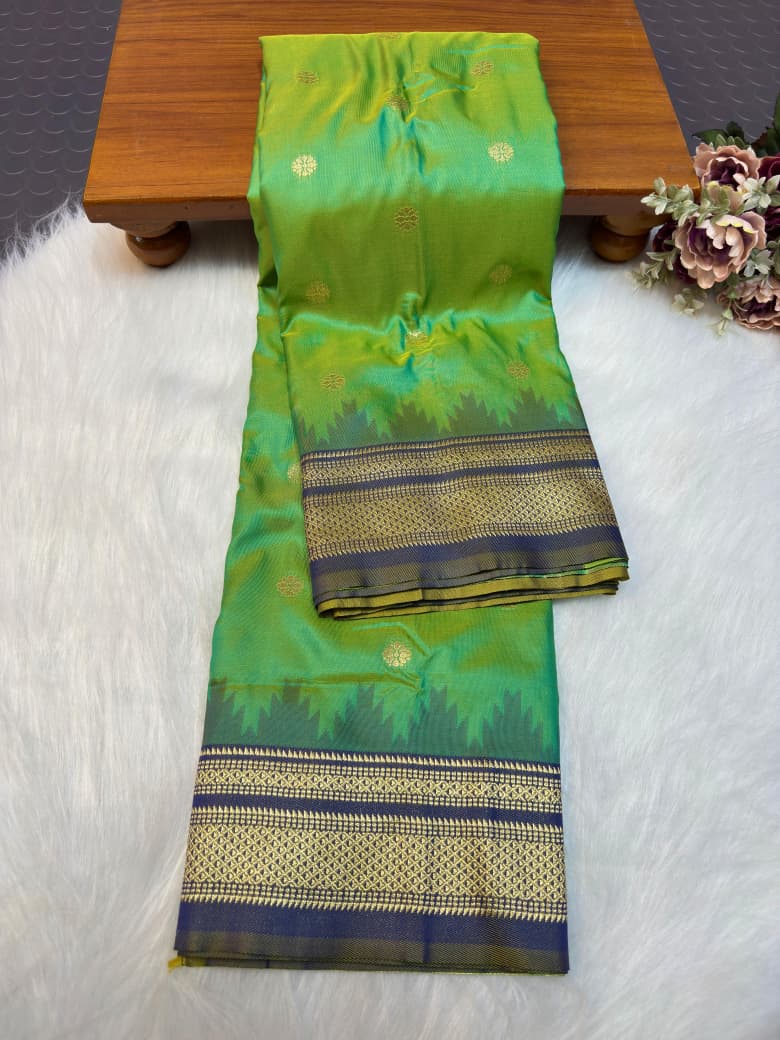 Traditional Pure Silk Erkal Paithani Saree Online-Shop premium Traditional Erkal Paithani Saree in pure silk with intricate buttis, rich Erkal pallu & contrast blouse. Perfect for weddings & festive wear.