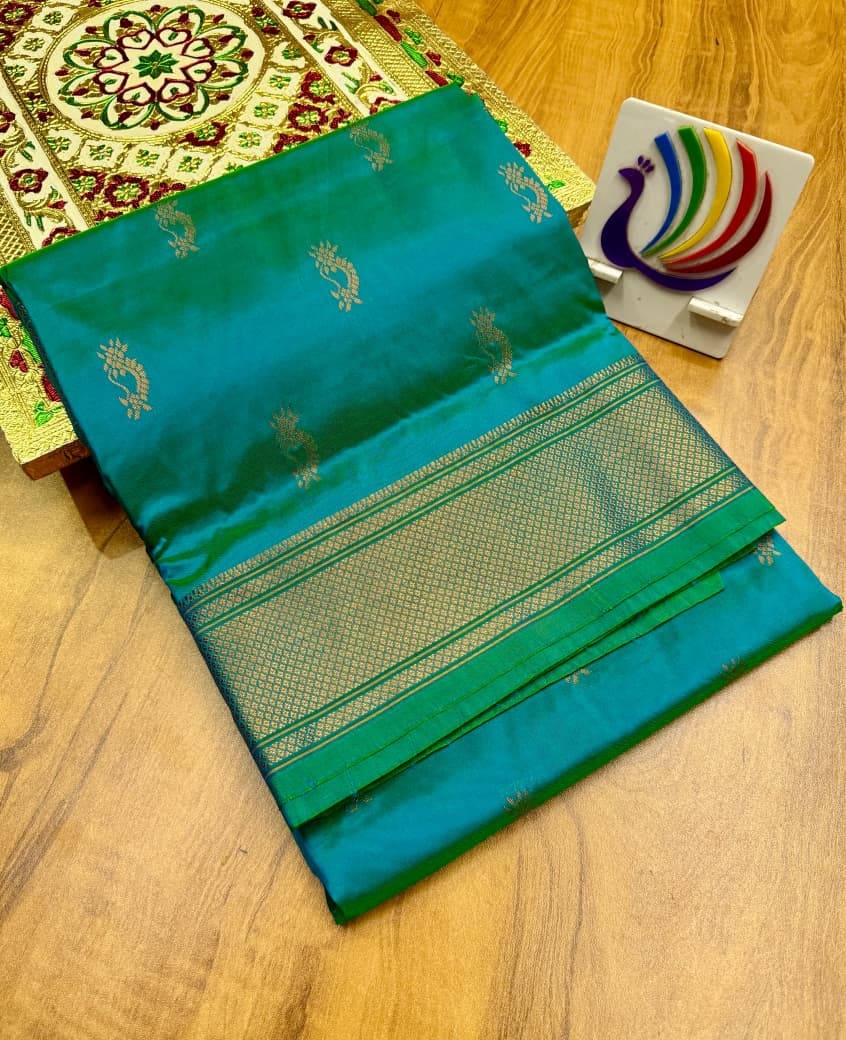 Whether it’s a wedding, festival, or cherished celebration, this saree promises to make you the center of admiration — a modern Maharani wrapped in history’s finest threads.