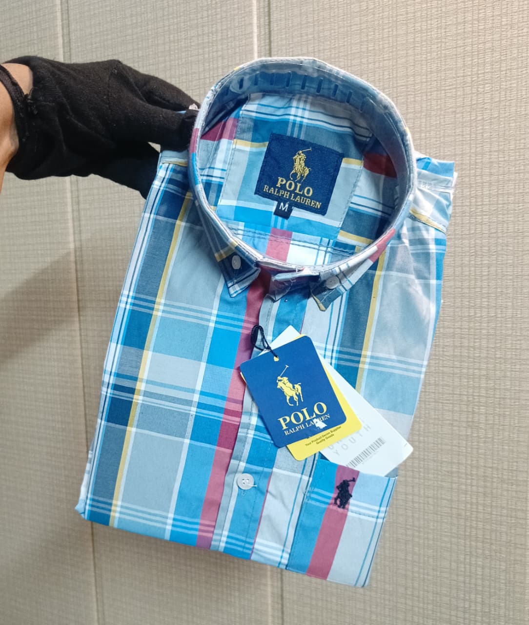 Make a smart style statement with POLO Premium Paper Cotton Check Shirts – the perfect blend of comfort, quality, and elegance.