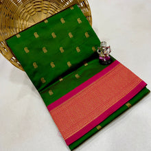 Load image into Gallery viewer, Devika Kadiyal Paithani Saree in Soft Tana Silk with a contrast blouse piece