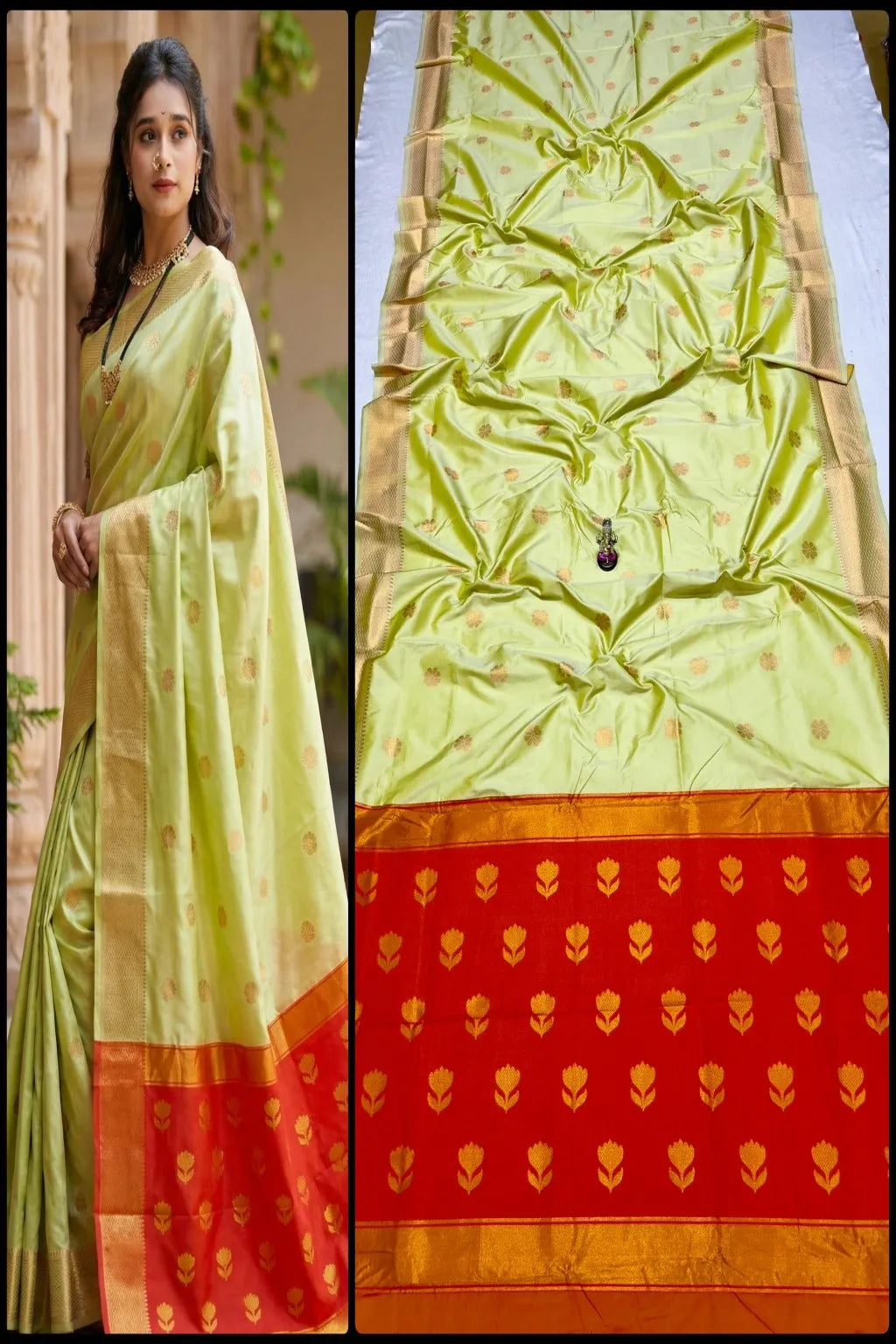Semi Maheshwari Paithani Saree, Soft Silk Paithani Saree, Designer Paithani Saree, Festival Silk Saree, Wedding Paithani Saree