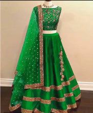 Load image into Gallery viewer, Elegant Patiyala Semi Stitched lehenga choli timeless beauty.