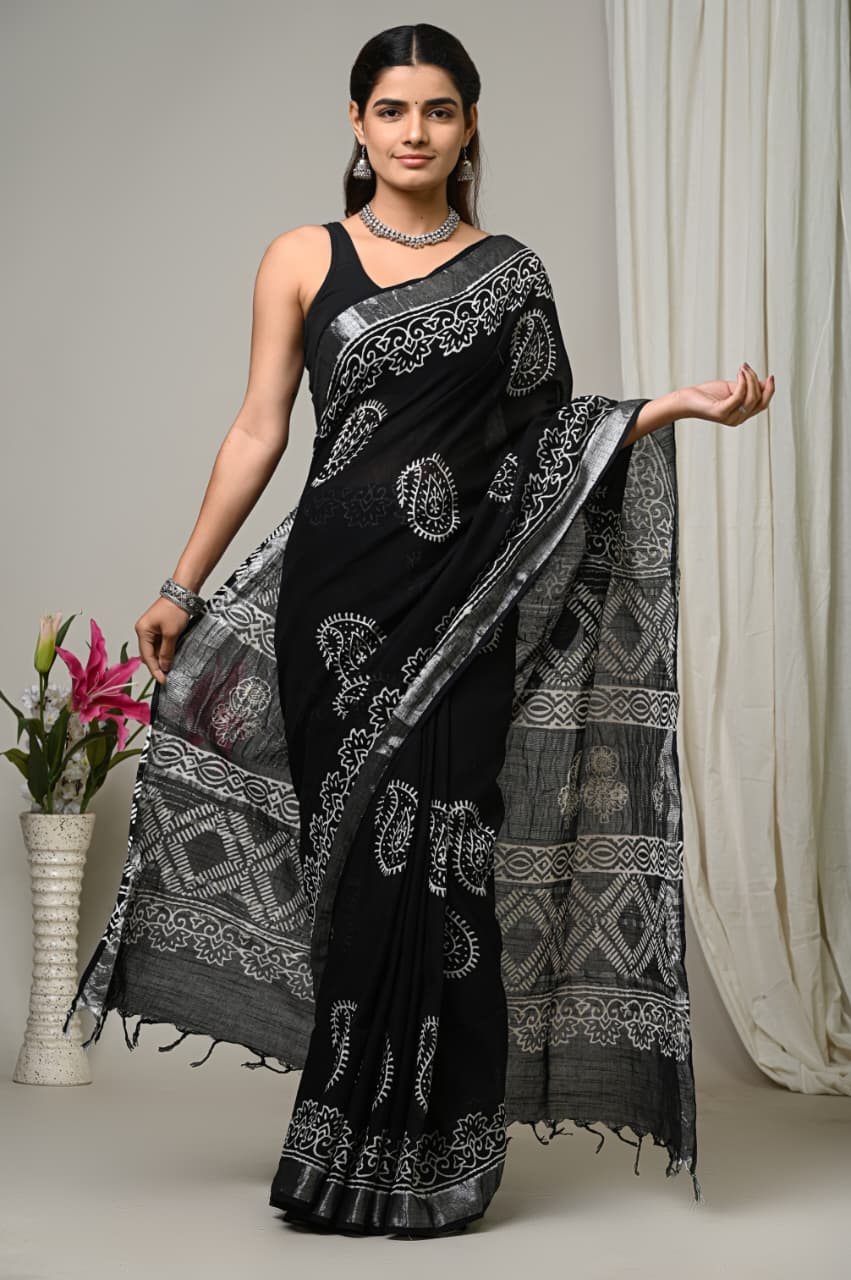 Perfect for festive occasions, casual gatherings, or elegant everyday wear, this saree reflects the beauty of traditional craftsmanship with a modern touch.