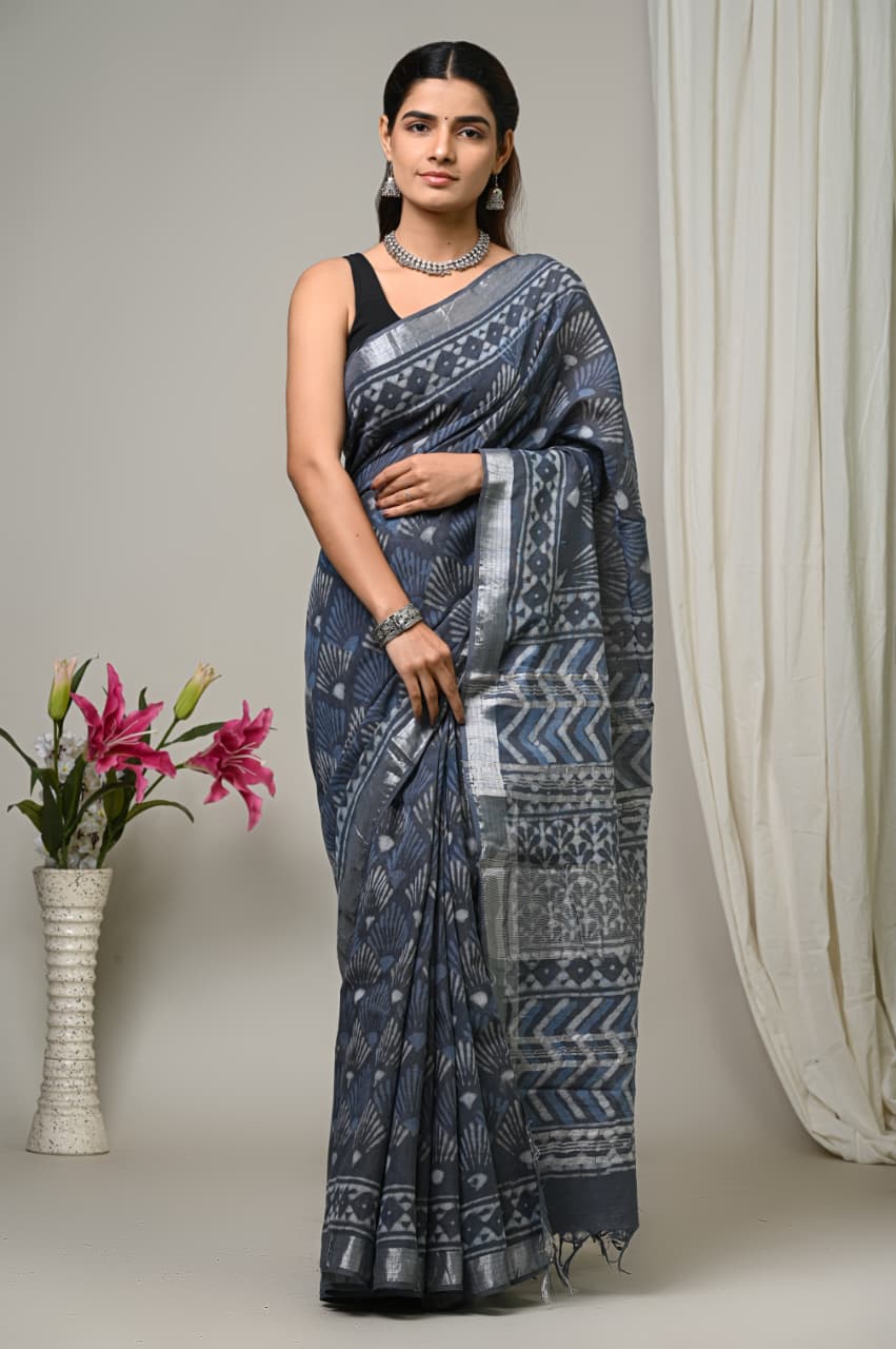 Perfect for festive occasions, casual gatherings, or elegant everyday wear, this saree reflects the beauty of traditional craftsmanship with a modern touch.