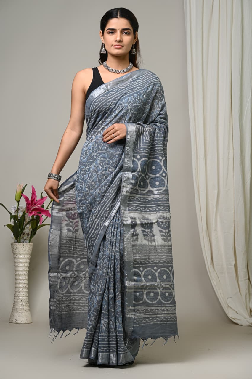 Perfect for festive occasions, casual gatherings, or elegant everyday wear, this saree reflects the beauty of traditional craftsmanship with a modern touch.