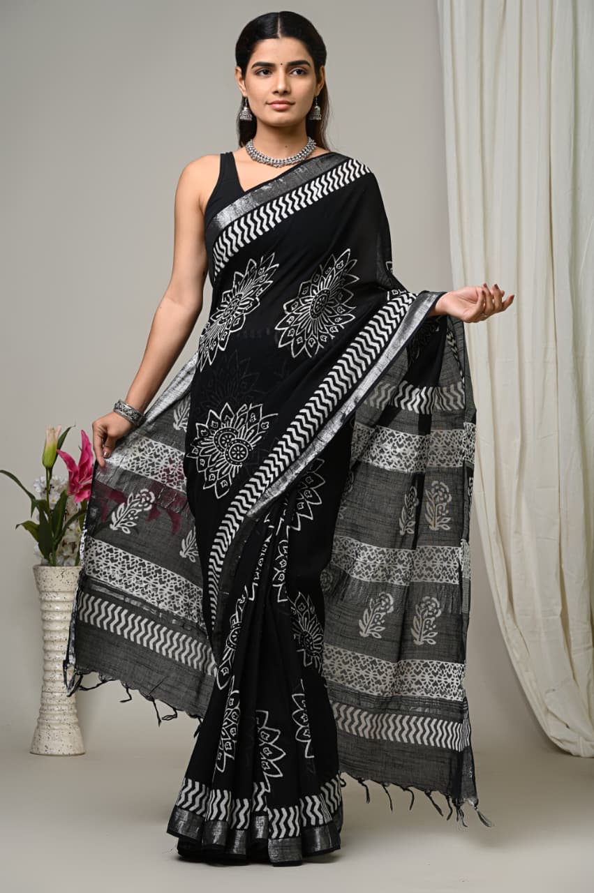 Perfect for festive occasions, casual gatherings, or elegant everyday wear, this saree reflects the beauty of traditional craftsmanship with a modern touch.