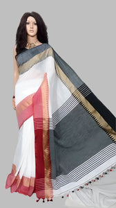 Attactive Handloom Khadi Cotton Saree With Blouse Piece

Color:&nbsp; Pink
Fabric: Khadi

Wash Care: Dry Clean Or Else Normal Hand Wash,
Work- Pom Pom Work With WovenDesign
Type:&nbsp; Saree with Blouse piece

Style:&nbsp; Woven Design

Design Type:&nbsp; Phulia

Saree Length:&nbsp; 5.5 (in metres)

Blouse Length:&nbsp; 0.8 (in metres)

Occasion: Casual Wear or Party Wear,&nbsp;
Country of Origin:&nbsp; India
Note- It Has 1 Piece of Saree With Blouse Piece.&nbsp;

Discover the beauty and elegance of our Att