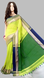 Attactive Handloom Khadi Cotton Saree With Blouse Piece

Color:&nbsp; Pink
Fabric: Khadi

Wash Care: Dry Clean Or Else Normal Hand Wash,
Work- Pom Pom Work With WovenDesign
Type:&nbsp; Saree with Blouse piece

Style:&nbsp; Woven Design

Design Type:&nbsp; Phulia

Saree Length:&nbsp; 5.5 (in metres)

Blouse Length:&nbsp; 0.8 (in metres)

Occasion: Casual Wear or Party Wear,&nbsp;
Country of Origin:&nbsp; India
Note- It Has 1 Piece of Saree With Blouse Piece.&nbsp;

Discover the beauty and elegance of our Att