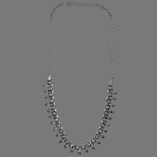 Load image into Gallery viewer, Voylla Morir Antique Oxidized German Silver Black Metal Kolhapuri Choker Necklace Tooth Pattern Choker Jewelry for Girls and Women

Sizes:&nbsp;free size
Color: Silver Black
Material: German Silver Black Metal
Pattern:&nbsp;Tooth Pattern
Made: of India
Toxic: Free Toxic and lead free
Length: 21 cm
Weight: 52.2 gram
Design Length: Adjustable
Gifting: Loved ones, Fiancee, Wife, mother, Sister, Friend, valentine, Birthday