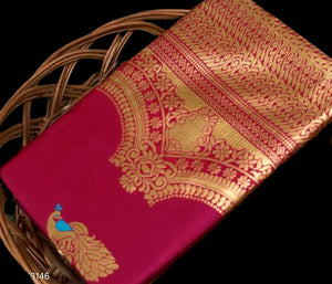 Beautiful Lichi Silk Jacquard Work Saree for Women