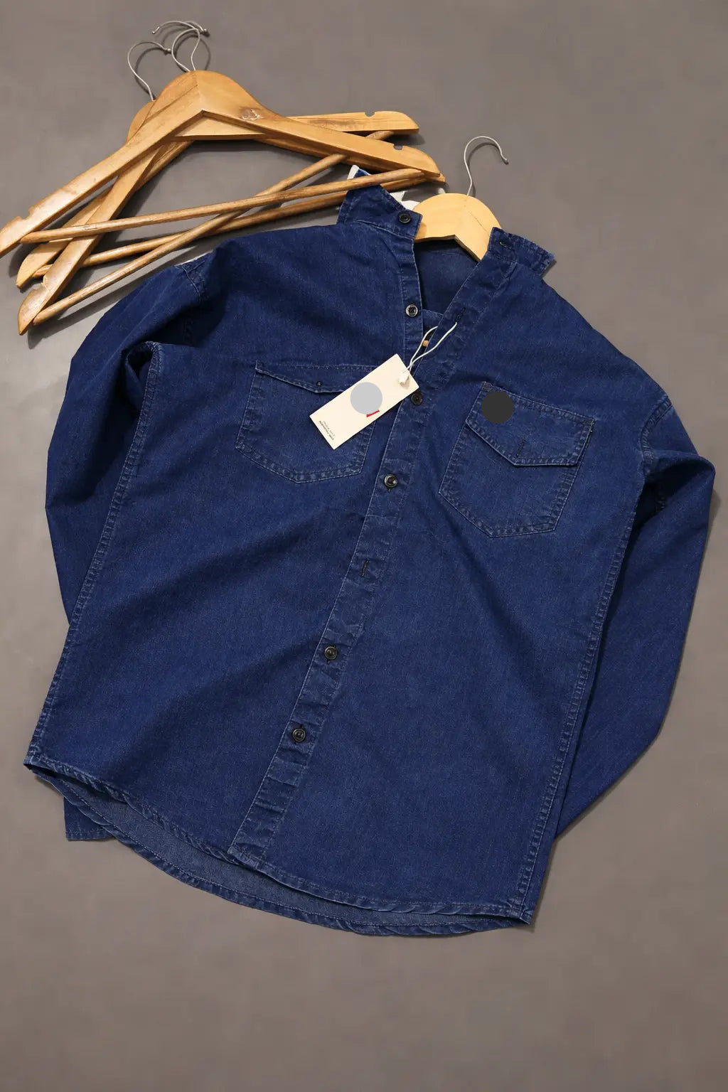 Upgrade your wardrobe with this Denim Double Pocket Flap Shirt for Men, designed for those who love to stand out wherever they go. Crafted from premium denim fabric, this shirt blends rugged style with modern elegance, making it perfect for casual outings, parties, and everyday wear.