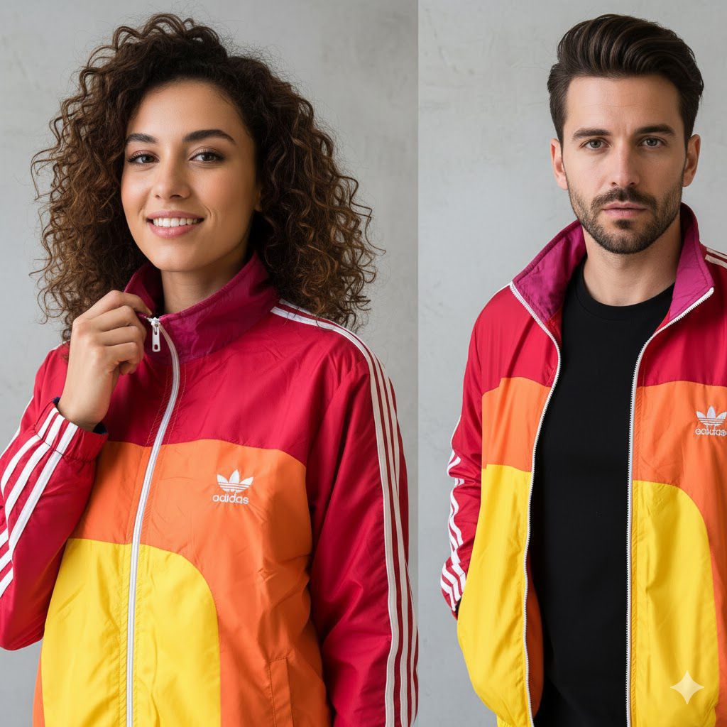 Winter Premium Rainbow Windshitter made with HD premium fabric and inside rise net for warmth and comfort. Stylish multicolor design, perfect for winter wear.