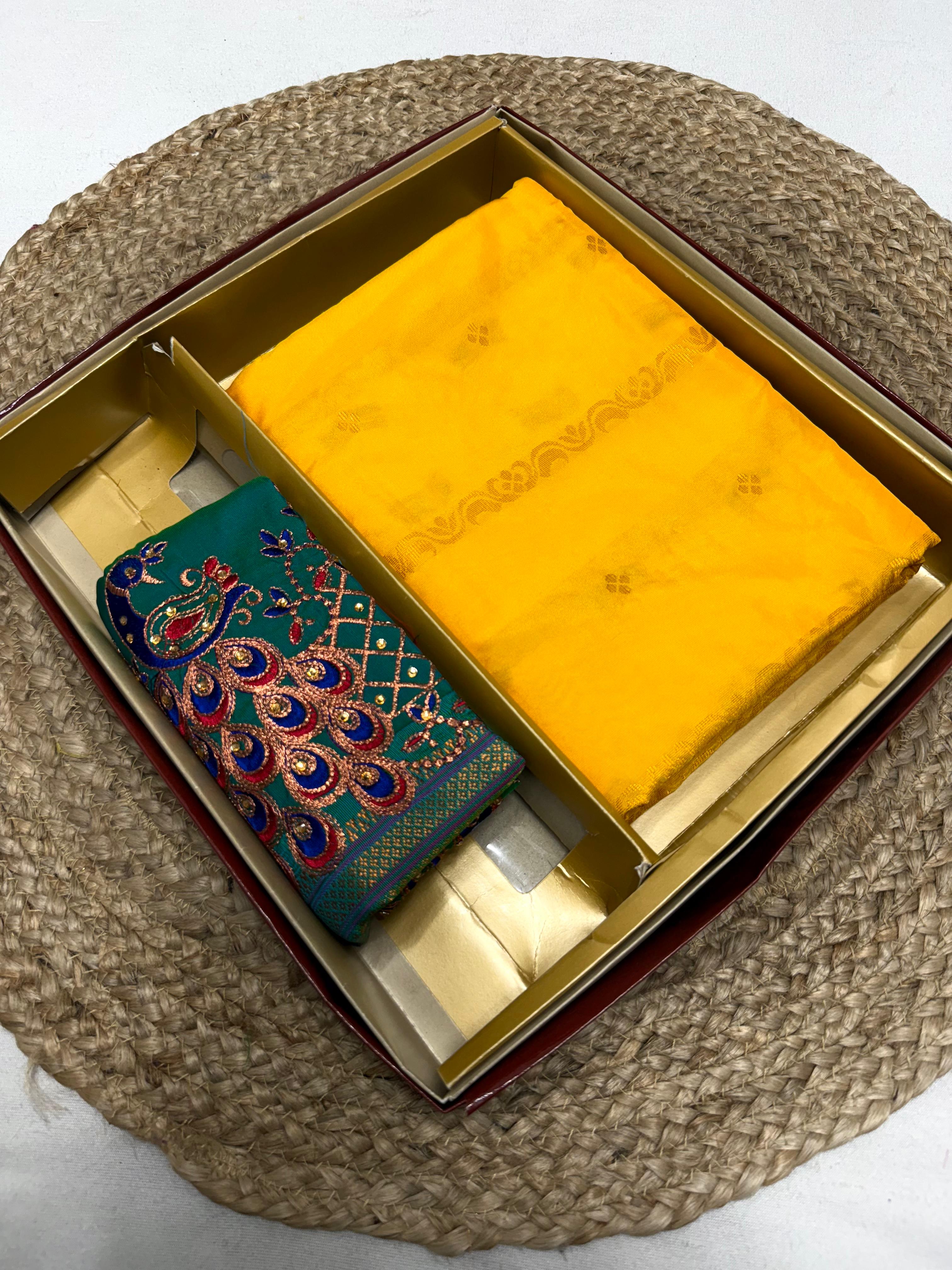 New Unique Design – Pure Shreya Kadiyal Paithani Saree with Aariwork Blouse