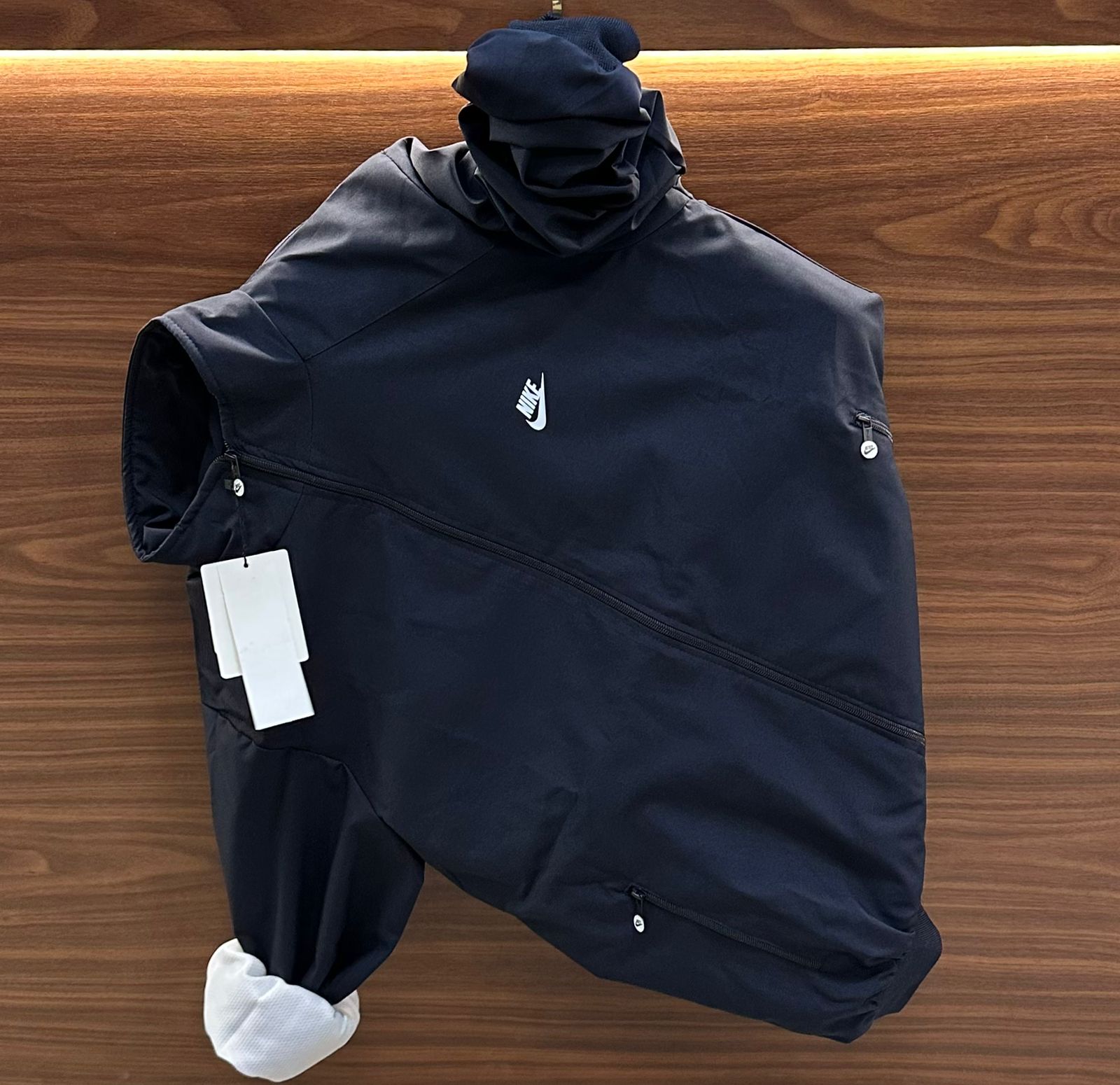 Stay protected in style with the Nike Premium Windcheater, crafted from high-quality TPU soft and smooth fabric. Designed for comfort, durability, and trend-setting looks — perfect for all-season wear.