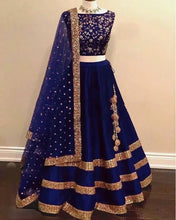 Load image into Gallery viewer, Elegant Patiyala Semi Stitched lehenga choli timeless beauty.