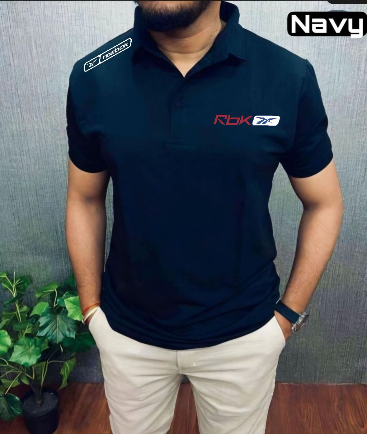 Upgrade your everyday style with this premium Reebok Cotton Lycra Matty Polo T-Shirt. Designed with stretchable fabric for superior comfort and a smart fit, perfect for casual and semi-formal wear.