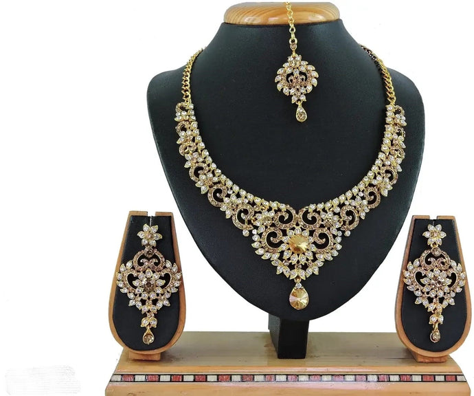 A1 Trendy Alloy Necklace Set for Womne and Girls-6