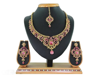 A1 Trendy Alloy Necklace Set for Womne and Girls-6