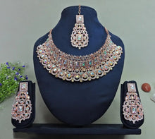 Load image into Gallery viewer, A1 Trendy Alloy Necklace Jewelry Set for women and girls 4